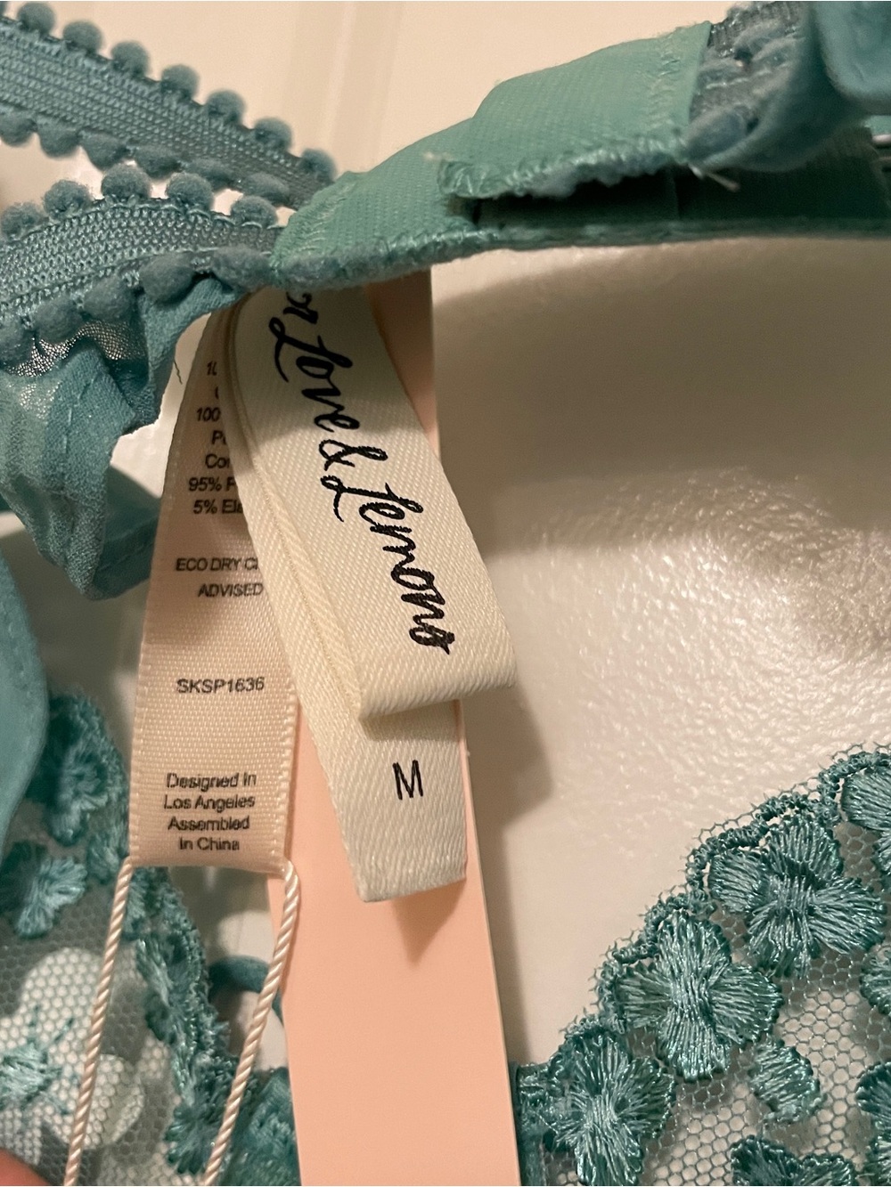 For Love And Lemons daisy embroidered Sheer Floral Babydoll - Picture 6 of 6